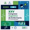 XXV Congreso Argentino de Enfermería. FAE/APREM. Inicio noviembre 8, 2023. Mendoza. Argentina.